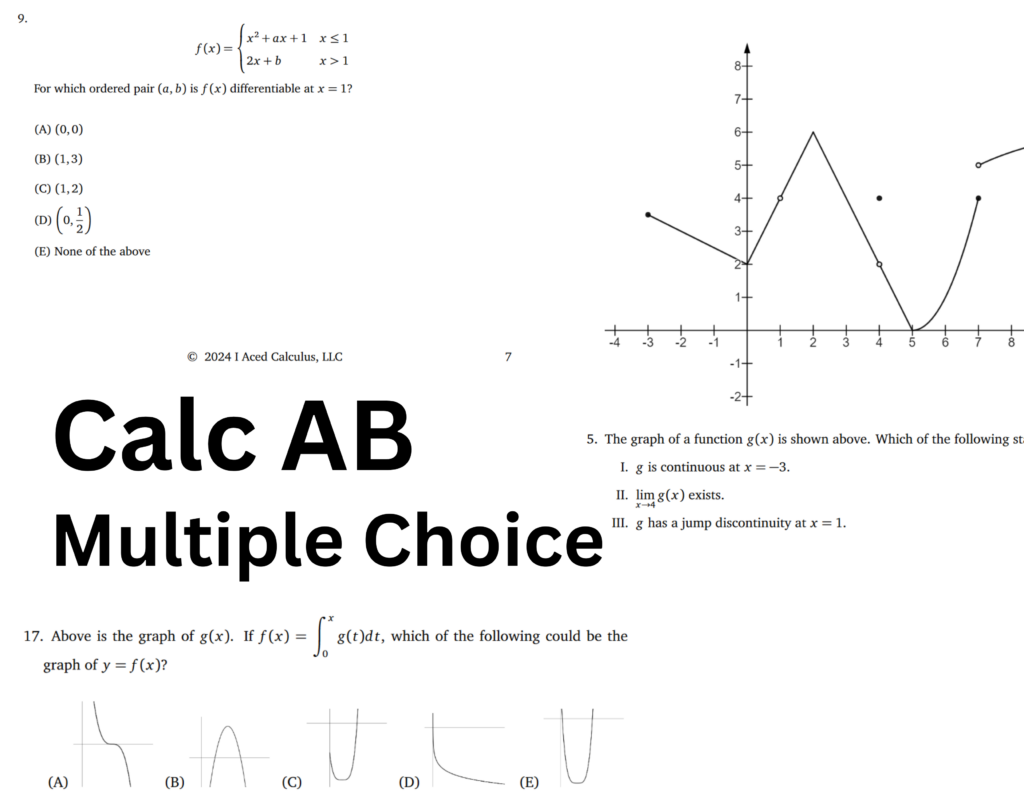 AP Calculus AB MCQ