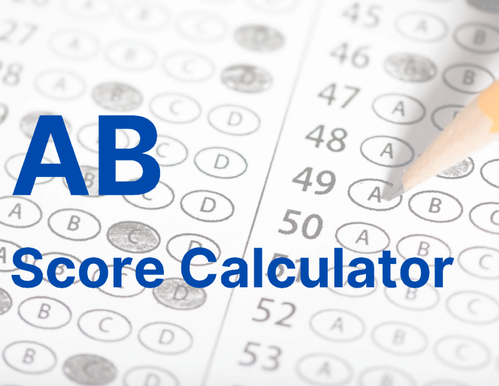 AP Calculus AB Score Calculator