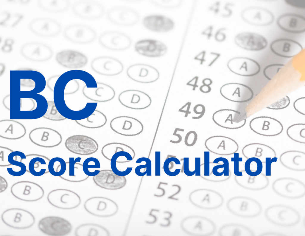 AP Calculus BC Score Calculator